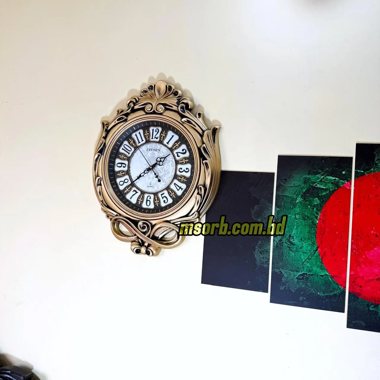 MS070 Eye-Catching CITISUN Brand Antique premium Wall Clock - Image 4