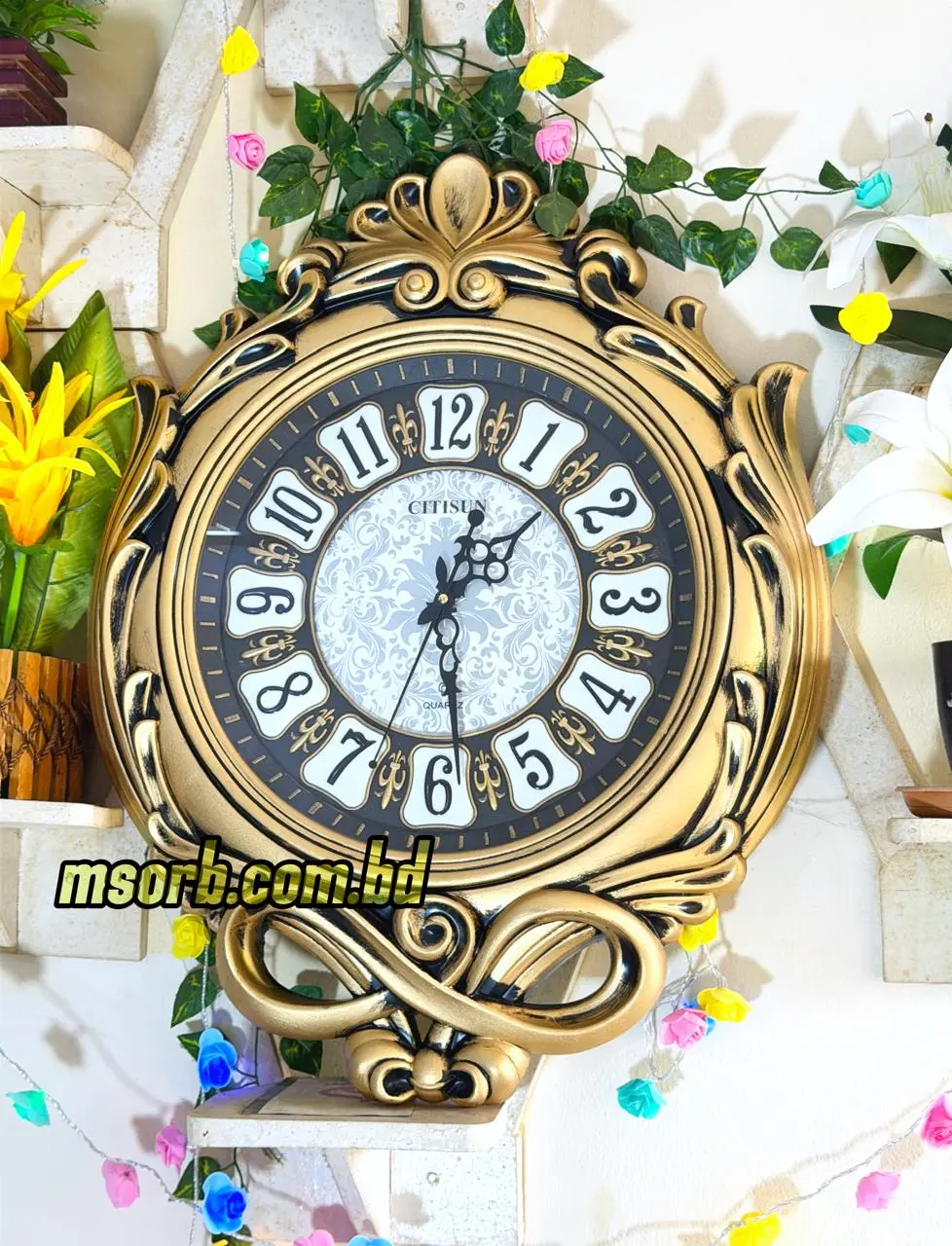 MS070 Eye-Catching CITISUN Brand Antique premium Wall Clock - Image 5